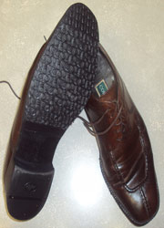 men's shoe sole repair, polished